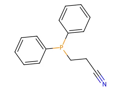 2-Cyanoethyldiphenylphosphine structure