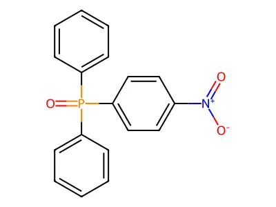 Phosphine oxide, (4-nitrophenyl)diphenyl- structure