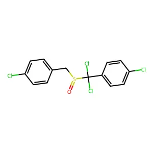 1-Chloro-4-{dichloro[(4-chlorophenyl)methanesulfinyl]methyl}benzene structure