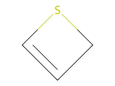 硫杂环丁烯 structure