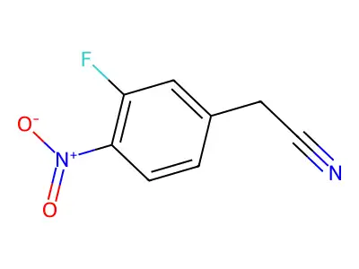 3-Fluoro-4-nitrophenylacetonitrile structure