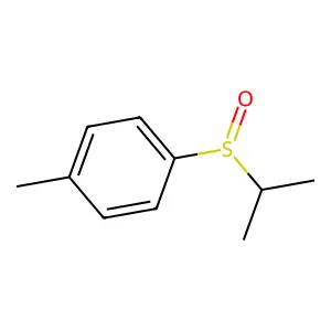 异丙基对甲苯基亚砜 structure