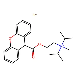 溴丙胺太林 structure