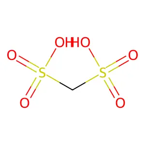 甲烷二磺酸 structure