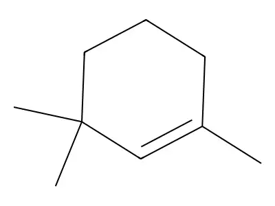 1,3,3-Trimethylcyclohexene structure