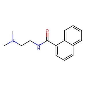 1-Naphthalenecarboxamide, N-(2-(dimethylamino)ethyl)- structure