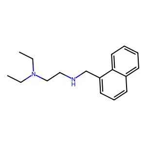 1,2-Ethanediamine, N,N-diethyl-N'-(1-naphthalenylmethyl)- structure