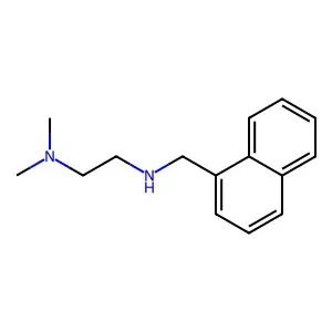 1,2-Ethanediamine, N,N-dimethyl-N'-(1-naphthalenylmethyl)- structure