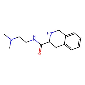 3-Isoquinolinecarboxamide, 1,2,3,4-tetrahydro-N-(2-(dimethylamino)ethyl)- structure