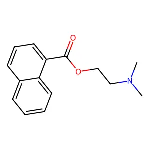2-(Dimethylamino)ethyl naphthalene-1-carboxylate structure