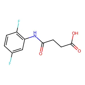 4-(2,5-Difluoroanilino)-4-oxobutanoic acid structure