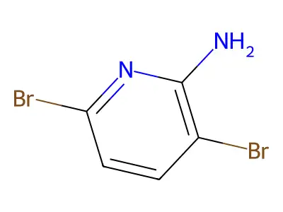 2-Amino-3,6-dibromopyridine structure