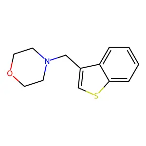 4-(Benzo[b]thiophen-3-ylmethyl)morpholine structure