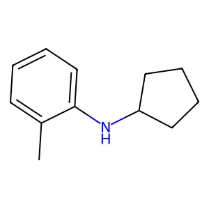 N-cyclopentyl-2-methylaniline structure