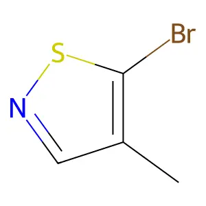 5-Bromo-4-methyl-1,2-thiazole structure