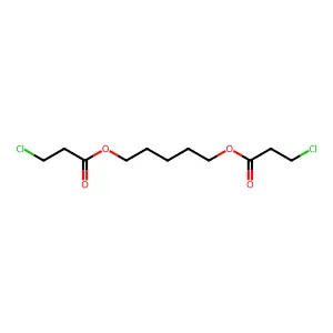 5-(3-Chloropropanoyloxy)pentyl 3-chloropropanoate structure
