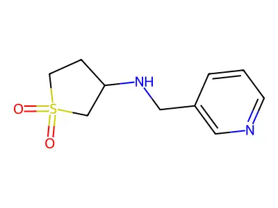 3-[(3-Pyridylmethyl)amino]thiolane-1,1-dione structure