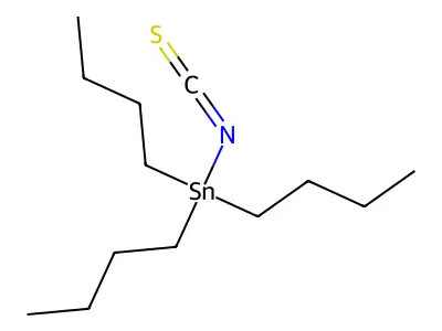 Tributyltinisothiocyanate structure