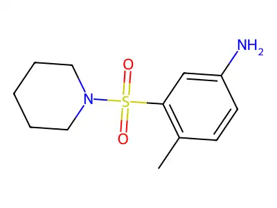 4-Methyl-3-(piperidine-1-sulfonyl)-phenylamine structure