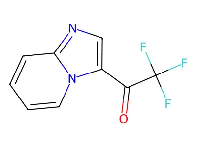 2,2,2-Trifluoro-1-{imidazo[1,2-a]pyridin-3-yl}ethan-1-one structure