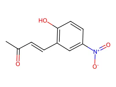 4-(2-Hydroxy-5-nitrophenyl)but-3-en-2-one structure