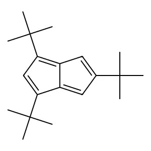 Pentalene,1,3,5-tris(1,1-dimethylethyl)- structure