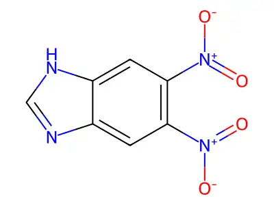 5,6-dinitro-1H-1,3-benzodiazole structure