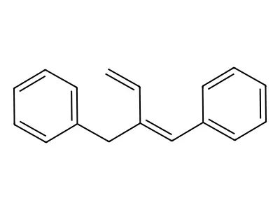 Benzene, 1,1'-(2-ethenyl-1-propene-1,3-diyl)bis- structure