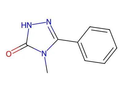 3H-1,2,4-Triazol-3-one, 2,4-dihydro-4-methyl-5-phenyl- structure