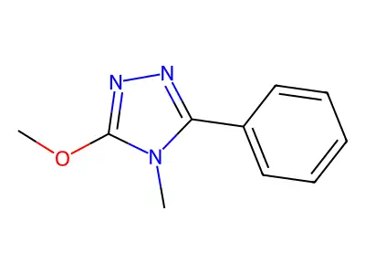 4H-1,2,4-Triazole, 3-methoxy-4-methyl-5-phenyl- structure