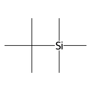 Silane, trimethyl-tert-butyl- structure