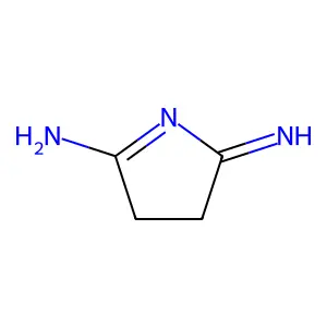 3,4-Dihydro-2-imino-2H-pyrrol-5-amine structure