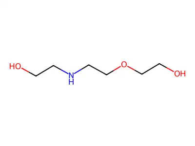 Ethanol, 2-2-(2-hydroxyethoxy)ethylamino- structure