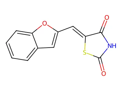 5-(2-Benzofuranylmethylene)-2,4-thiazolidinedione structure