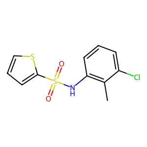 N-(3-氯-2-甲基苯基)噻吩-2-磺酰胺 structure