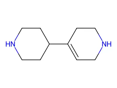 Pyridine, 1,2,3,6-tetrahydro-4-(4-piperidinyl)- structure