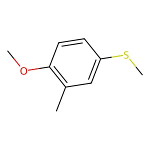 1-Methoxy-2-methyl-4-(methylthio)benzene structure