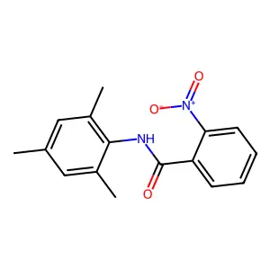 2-Nitro-N-(2,4,6-trimethylphenyl)benzamide structure