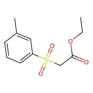Ethyl (3-methylbenzene-1-sulfonyl)acetate structure