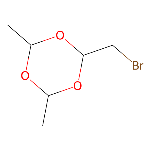 2-(Bromomethyl)-4,6-dimethyl-1,3,5-trioxane structure