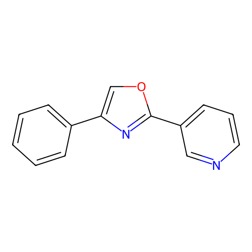 Pyridine, 3-(4-phenyl-2-oxazolyl)- structure