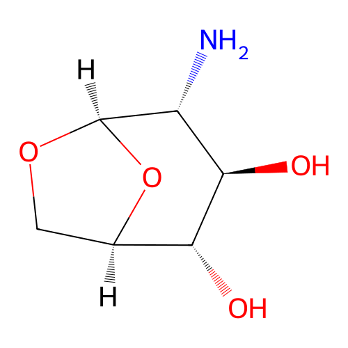 1,6-Anhydro-beta-d-glucosamine structure