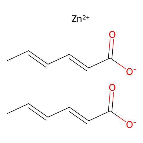 Zinc sorbate structure