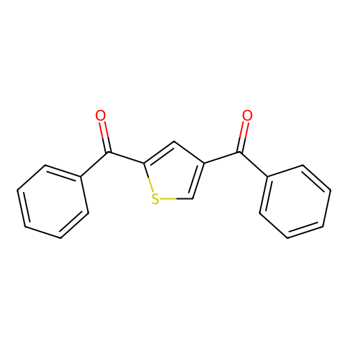 2,4-Dibenzoylthiophene structure