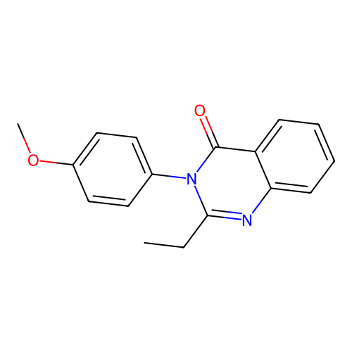 2-ethyl-3-(4-methoxyphenyl)quinazolin-4(3H)-one structure