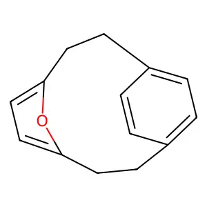 15-Oxatricyclo(8.2.2.14,7)pentadeca-4,6,10,12,13-pentaene structure