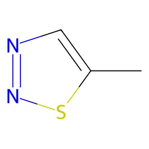 5-Methyl-1,2,3-thiadiazole structure
