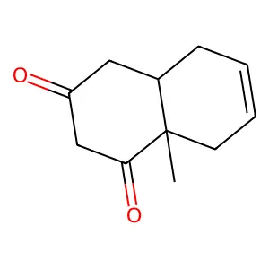 8a-Methyl-4,4a,5,8-tetrahydronaphthalene-1,3-dione structure