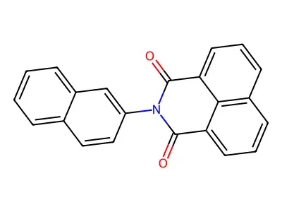 2-(2-naphthyl)-1H-benzo[de]isoquinoline-1,3(2H)-dione structure