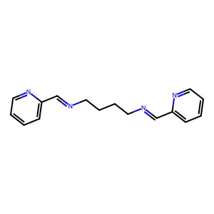1,4-丁二胺N,N'-双(2-吡啶基亚甲基) structure
